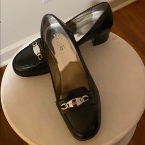 Leather Michael Kors Black Lainey Mid Loafer